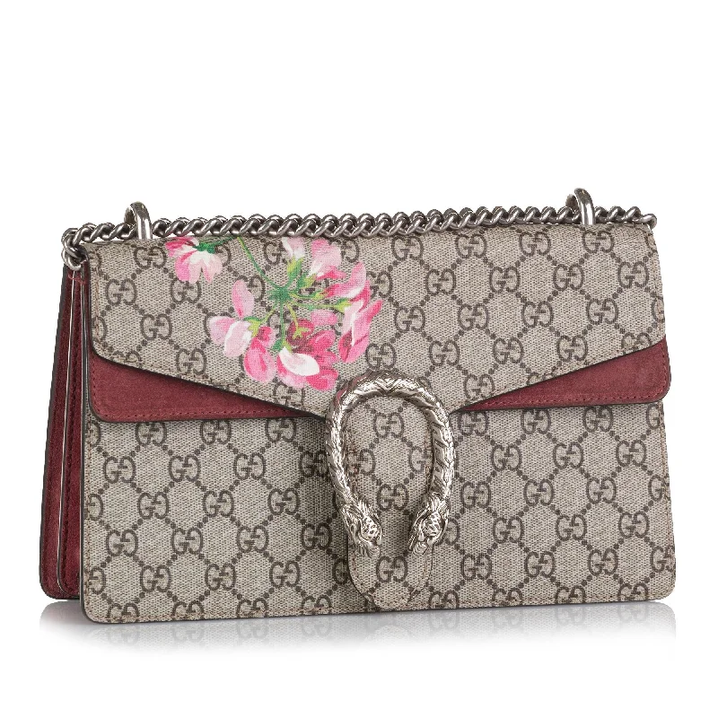 Gucci Medium GG Supreme Blooms Dionysus (SHG-g03XFv)