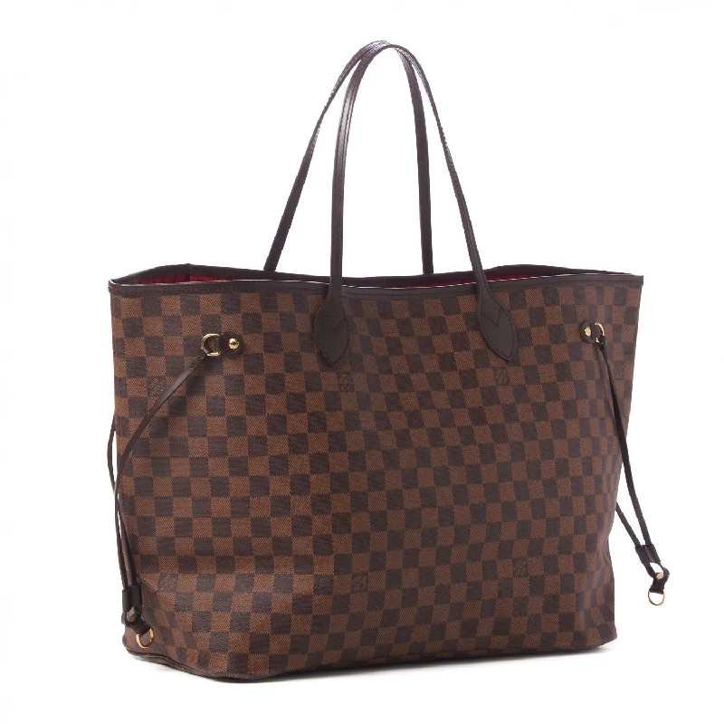 LOUIS VUITTON DAMIER EBENE NEVERFULL GM TOTE BAG