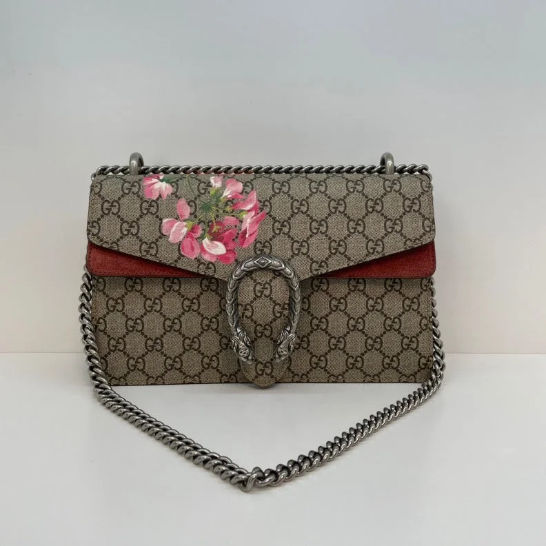 Gucci Dionysus Floral Print Canvas Medium Crossbody Bag