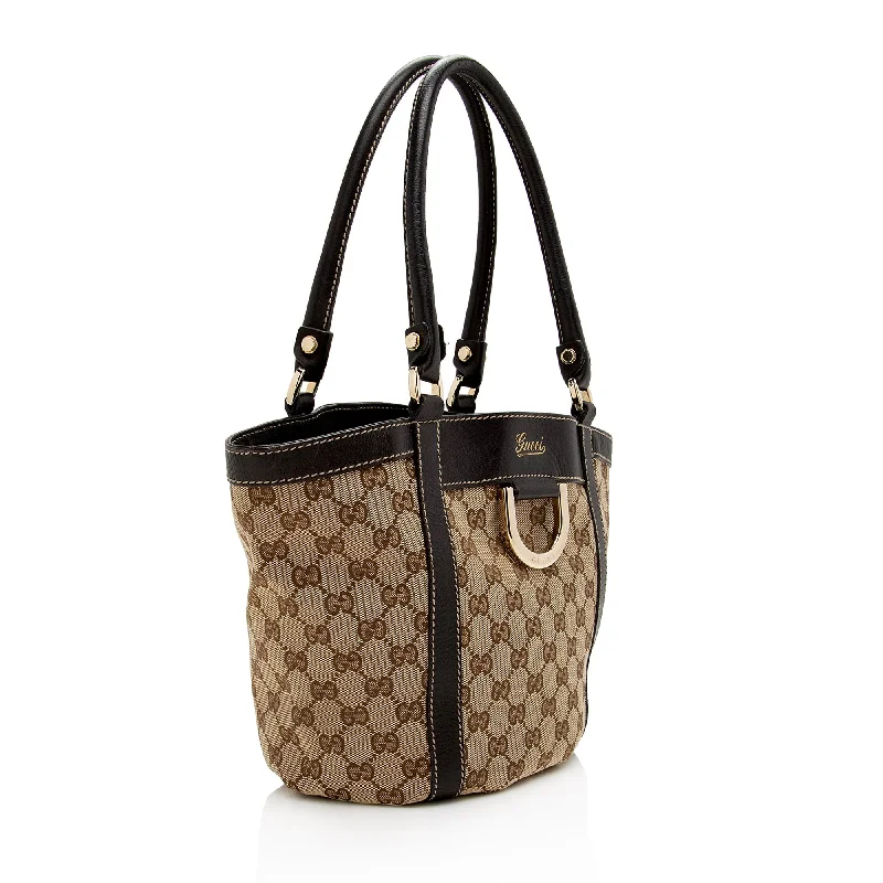 Gucci GG Canvas Abbey D Ring Small Tote (22935)