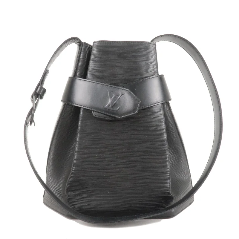 Louis Vuitton Epi Sac D'epaule PM Bucket Bag Noir Black M80157