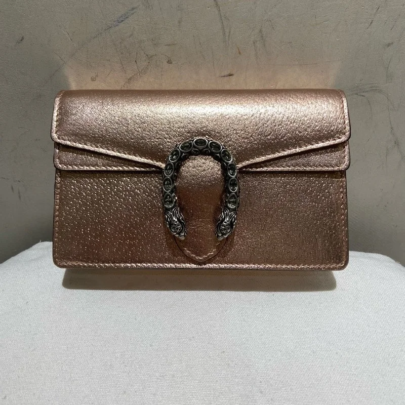 Gucci Dionysus Metallic Rose Super Mini Bag