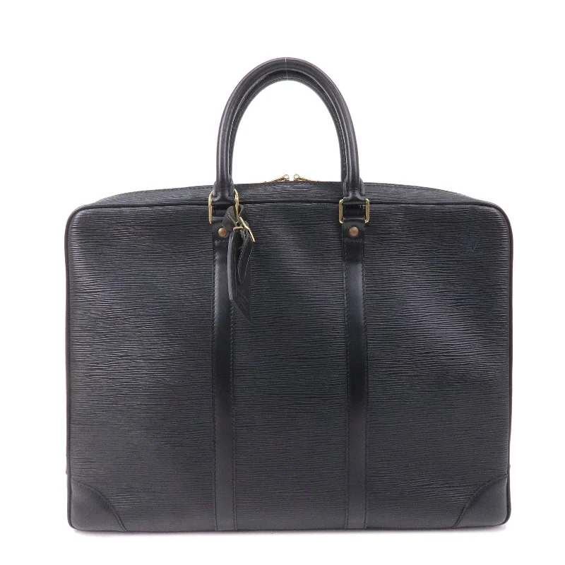 Louis Vuitton Epi Porte Documents Voyage Business Bag Noir M54472