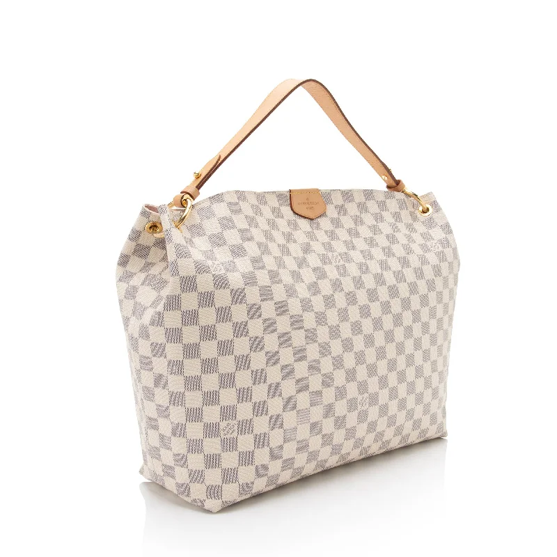 Louis Vuitton Damier Azur Graceful MM Hobo (wi3mwj)