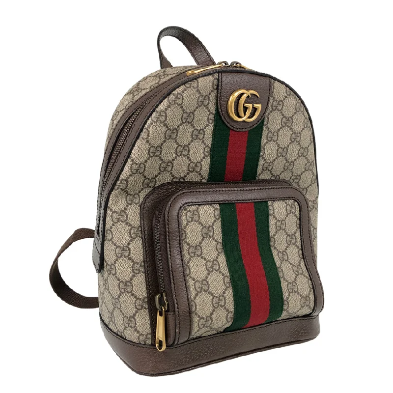 GUCCI GG Supreme GG Small Backpack Double G Backpack Backpack