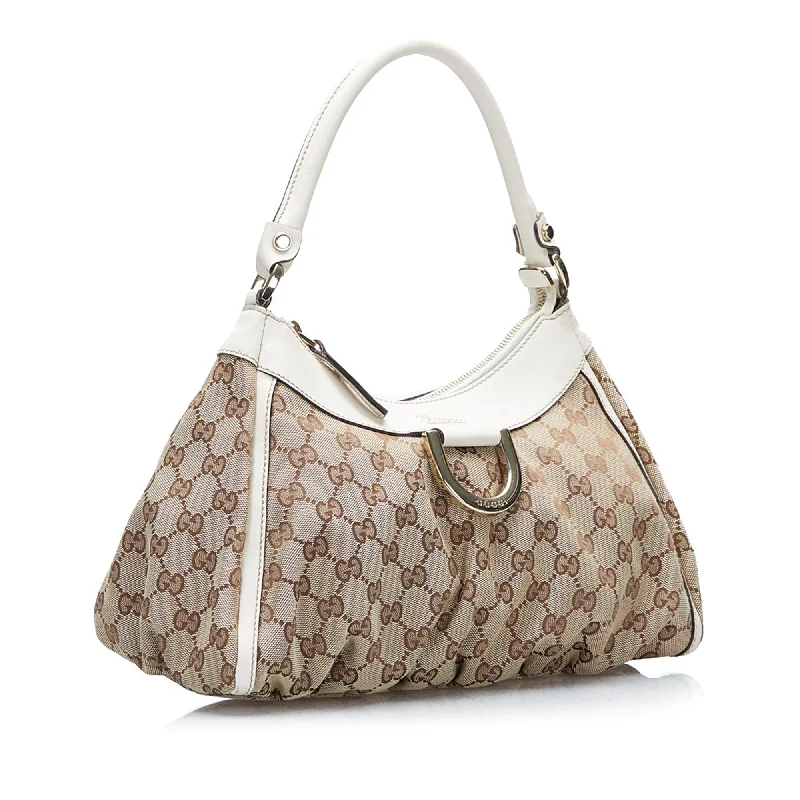 Gucci GG Canvas Abbey D-Ring Handbag (SHG-T3VHl9)