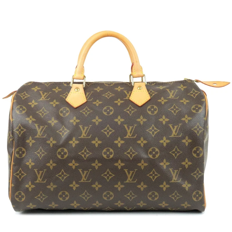 Louis Vuitton Monogram Speedy 35 Hand Bag Boston Bag M41524