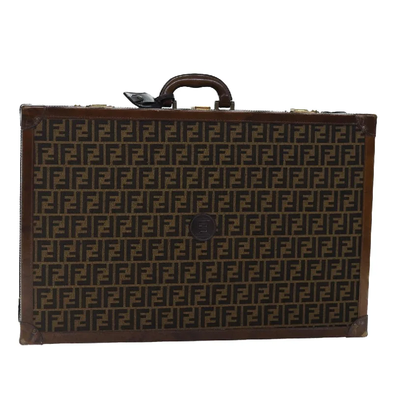 FENDI Zucca Canvas Trunk Brown  86274