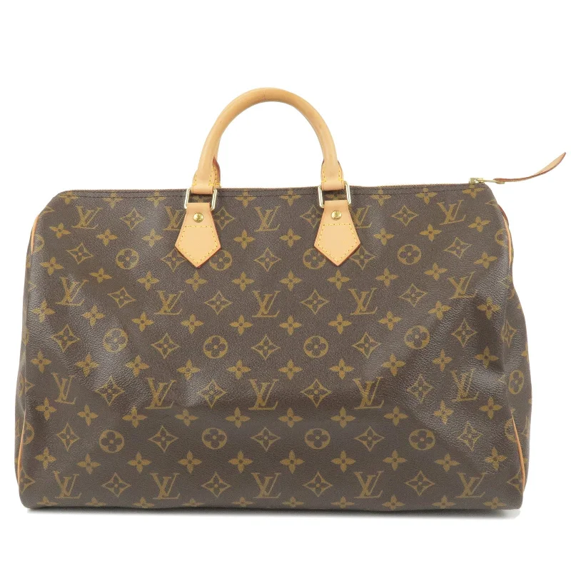 Louis Vuitton Monogram Speedy 40 Hand Bag Boston Bag M41522