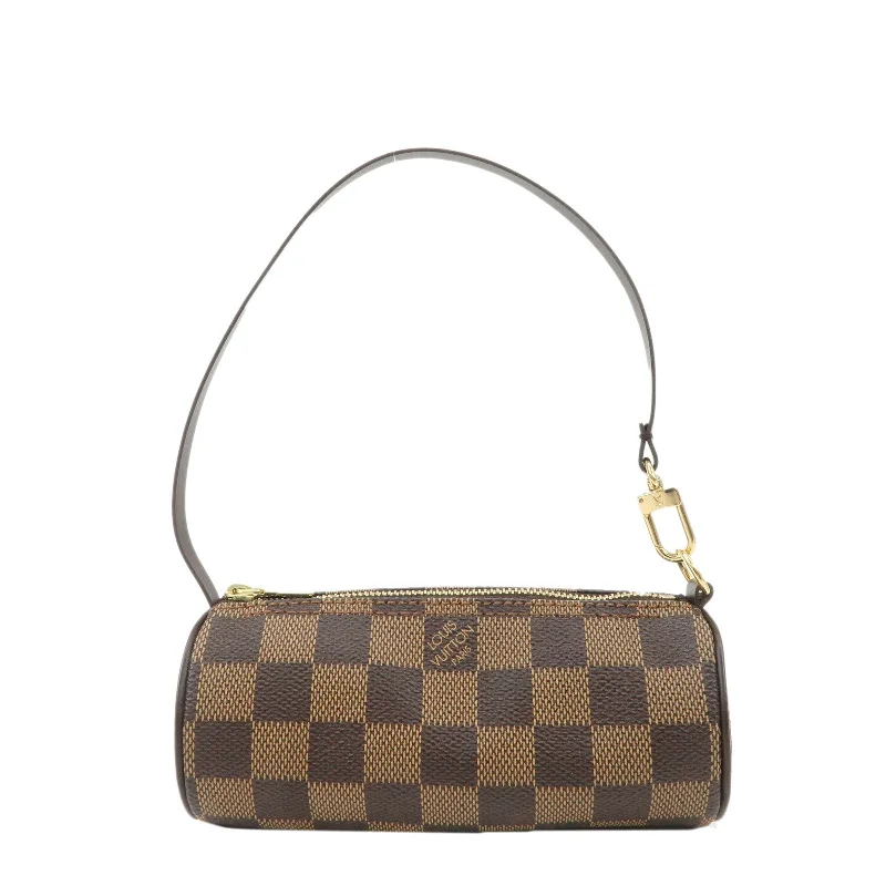 Louis Vuitton Damier Ebene Mini Pouch for Papillon Bag Brown