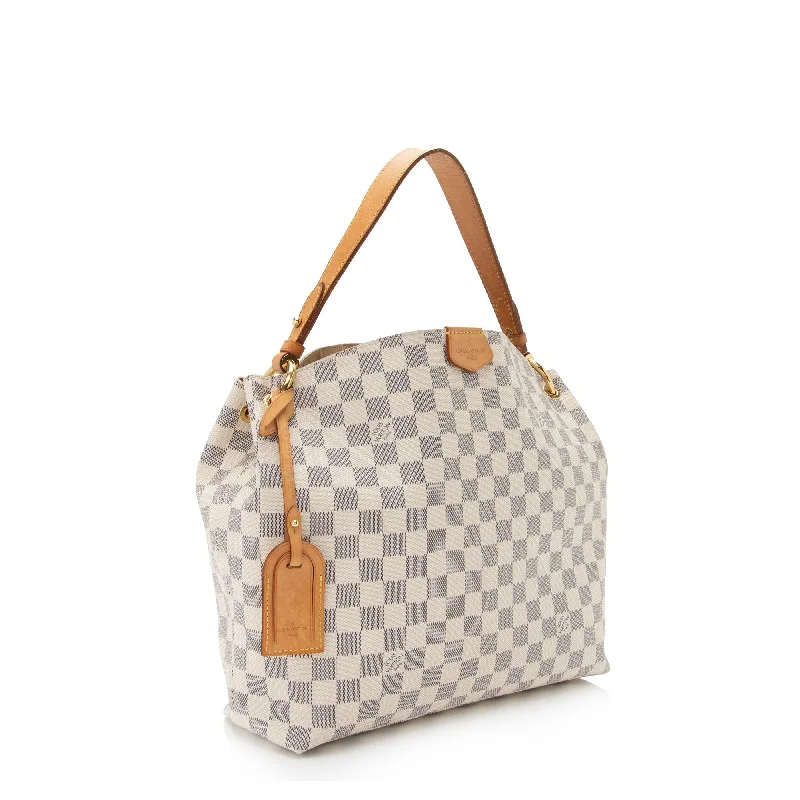 Louis Vuitton Damier Azur Graceful PM Hobo (4ndFPX)