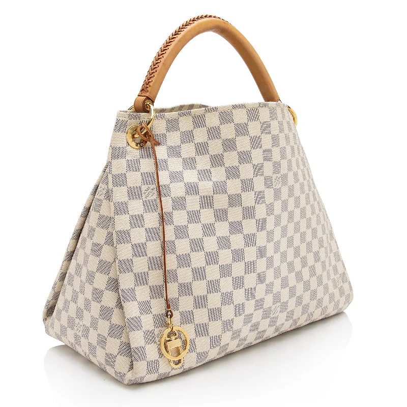 Louis Vuitton Damier Azur Artsy MM Shoulder Bag (2DoCfw)