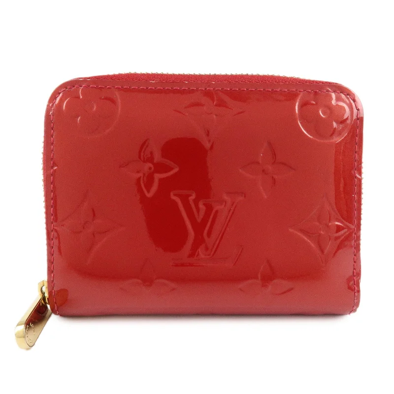 Louis Vuitton Monogram Vernis Zippy Coin Purse M93608 Red