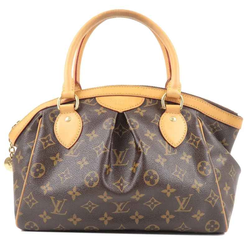 Louis Vuitton Monogram Tivoli PM Hand Bag Brown M40143