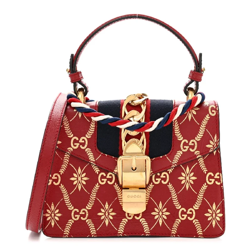 Gucci Textured Calfskin Bee Star Print