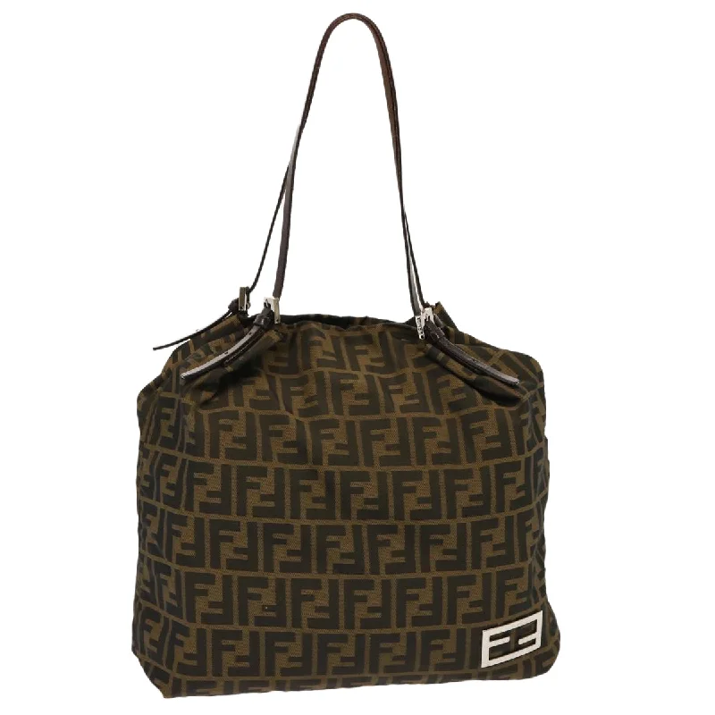 FENDI Zucca Canvas Tote Bag Brown  71834