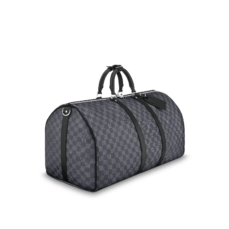 LOUIS VUITTON KEEPALL BANDOULIÈRE 55 DAMIER GRAPHITE