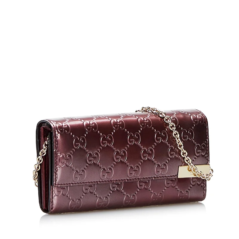 Gucci Guccissima Wallet On Chain (SHG-Y0C7ce)