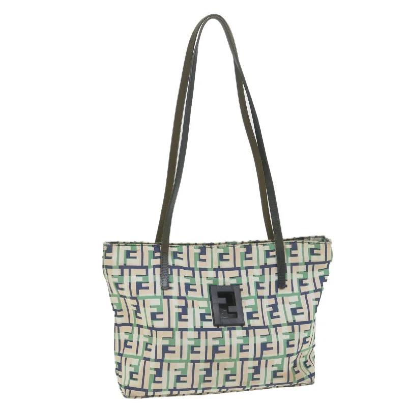 FENDI Zucca Canvas Tote Bag Green  bs10046