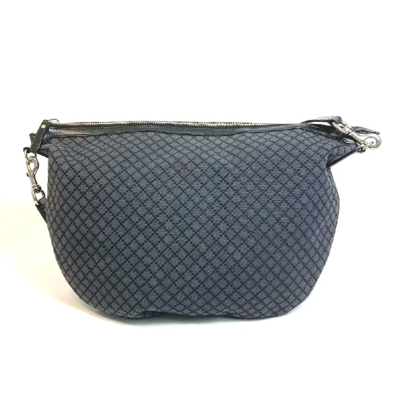 GUCCI Shoulder Bag 243308 canvas Black x gray Diamante Women Secondhand