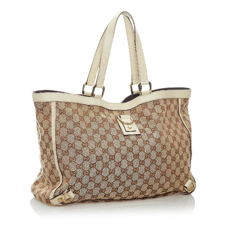 Gucci GG Canvas Abbey D- Ring Tote Bag (32548)