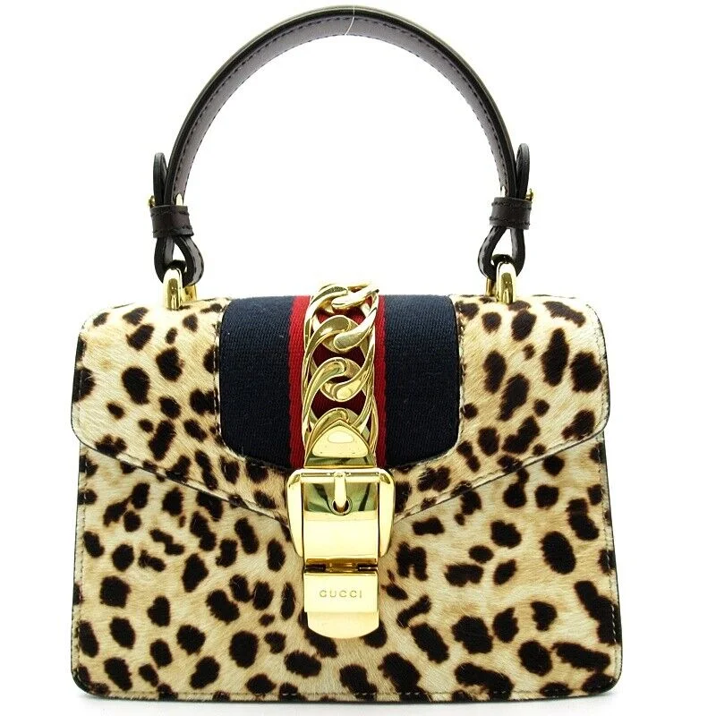 Gucci Sylvie 2Way Handbag Harako /