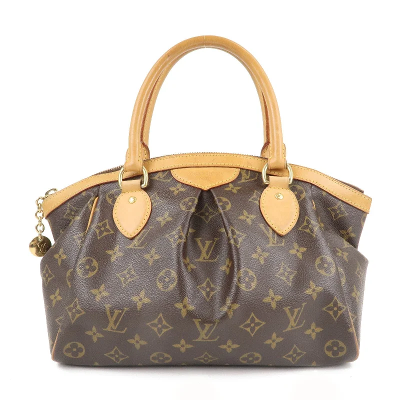 Louis Vuitton Monogram Tivoli PM Hand Bag Brown M40143