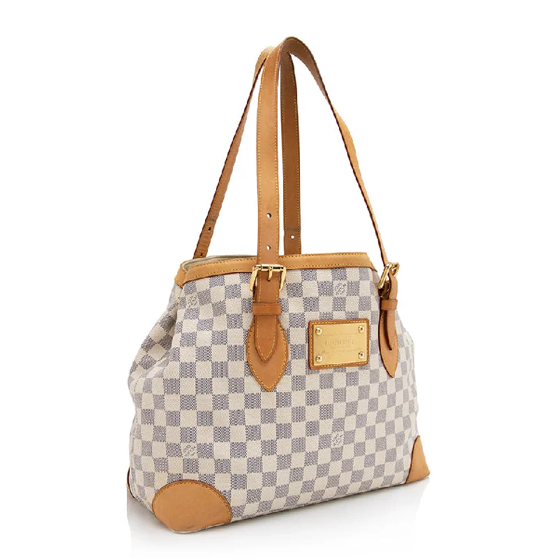 Louis Vuitton Damier Azur Hampstead MM Tote (21912)