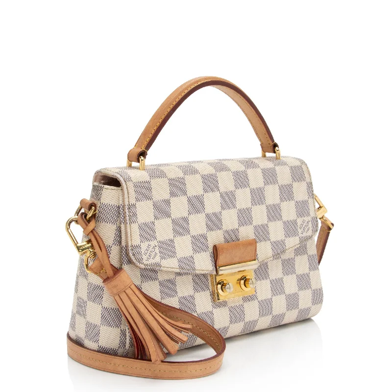 Louis Vuitton Damier Azur Croisette Shoulder Bag (WhCBUZ)