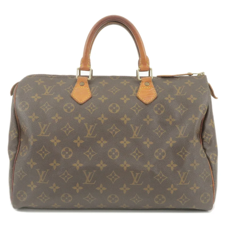 Louis Vuitton Monogram Speedy 35 Hand Bag Boston Bag M41524