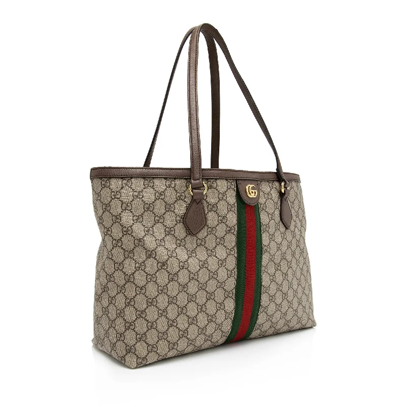 Gucci GG Supreme Ophidia Medium Shopping Tote (SHF-Kia2Dy)