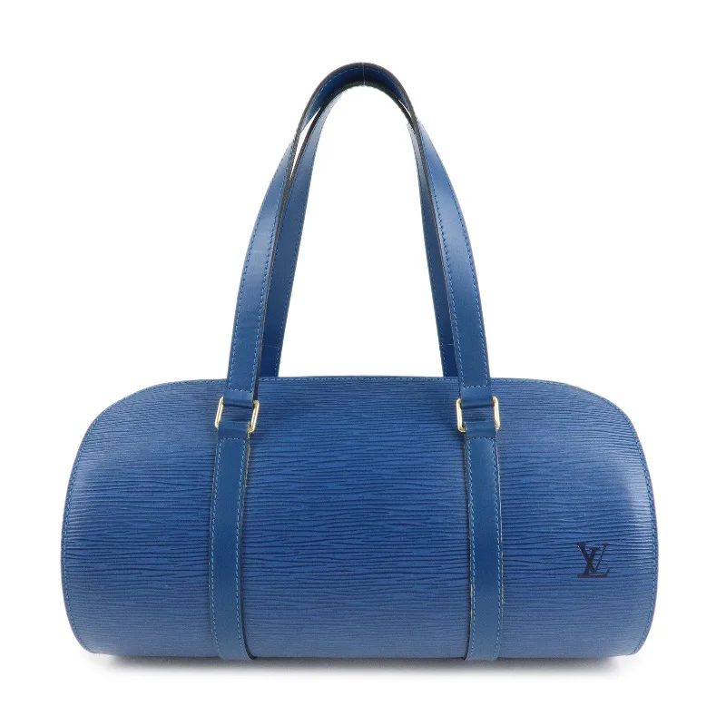 Louis Vuitton Epi Soufflot Shoulder Bag Hand Bag Blue M52225