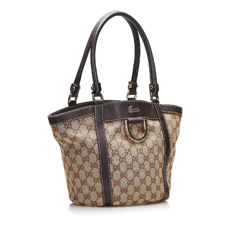 Gucci GG Canvas Abbey D-Ring Bucket Tote (URGinx)