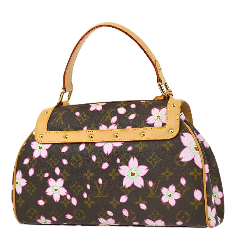 Louis Vuitton 2003 Monogram Cherry Blossom Sac Retro PM Handbag M92012