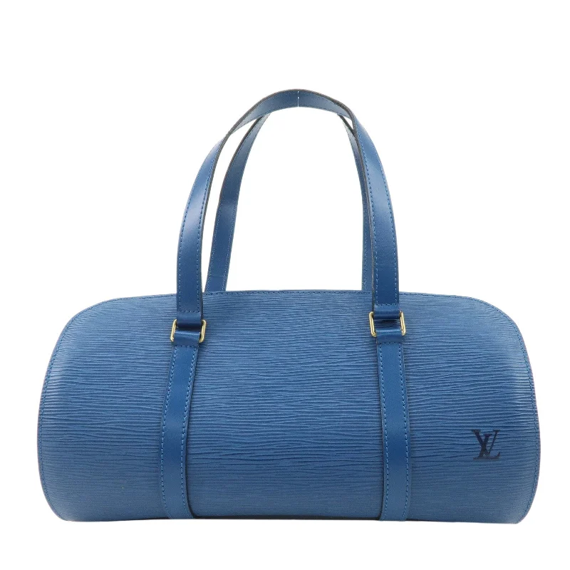 Louis Vuitton Epi Soufflot Shoulder Bag Hand Bag Blue M52222