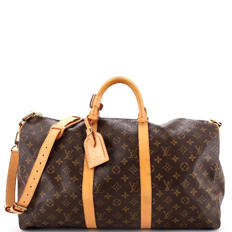 Keepall Bandouliere Bag Monogram Canvas 50