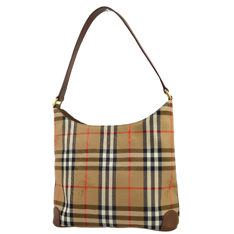 BURBERRYs Beige House Check Shoulder Bag 172305