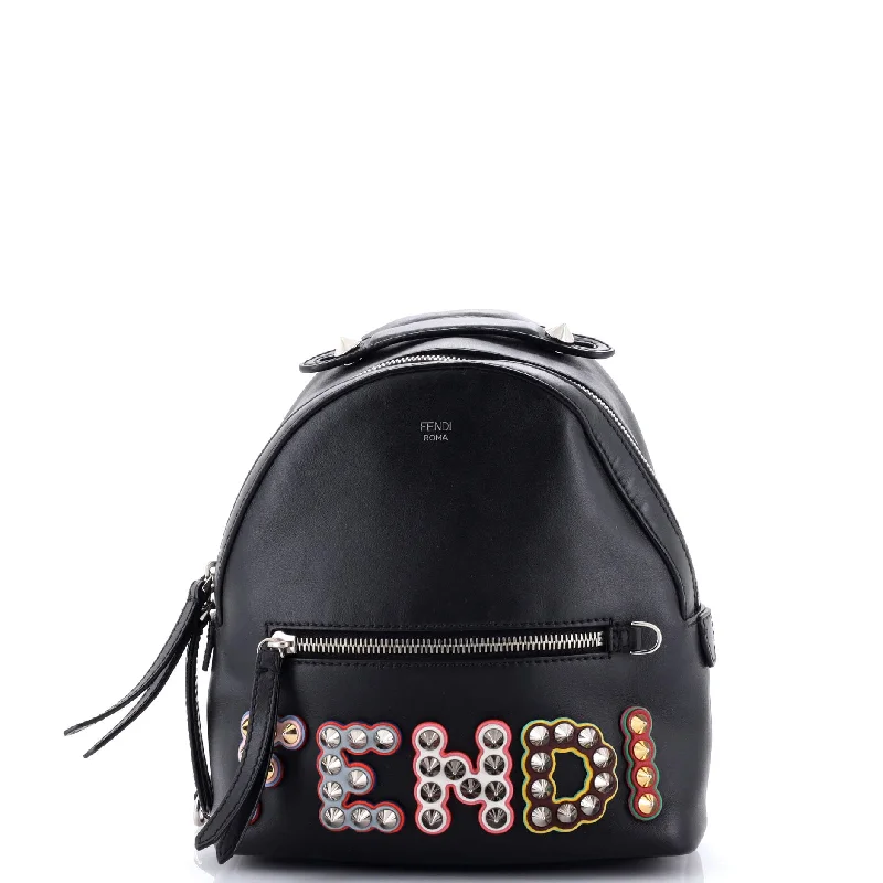 By The Way Backpack Logo Studded Leather Mini