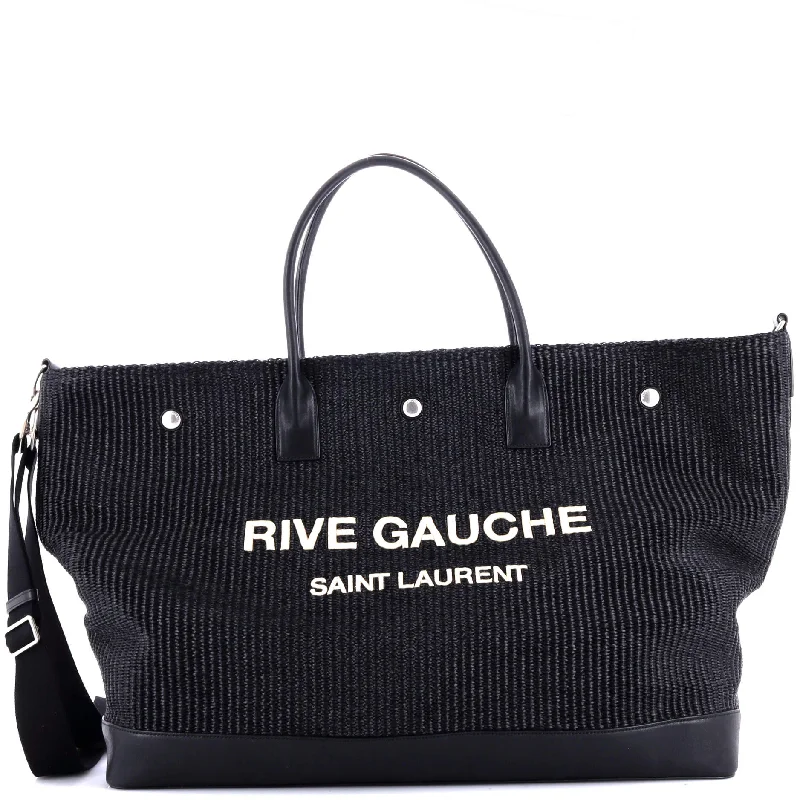 Rive Gauche Shopper Tote Raffia Large