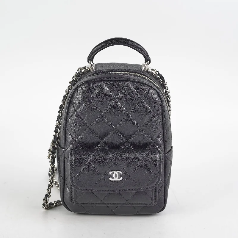 Chanel Mini Backpack Caviar Black