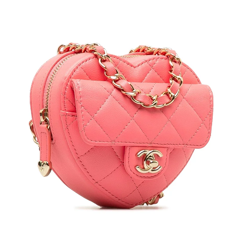 Chanel Mini CC in Love Heart Crossbody Bag (L8xNoU)