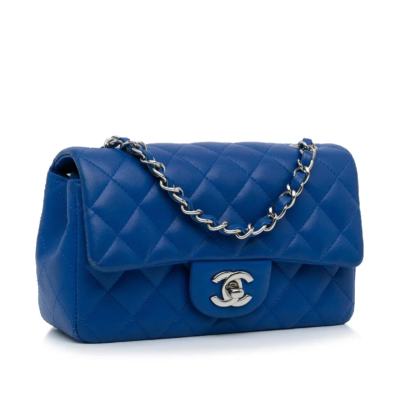 Chanel Mini Classic Lambskin Rectangular Single Flap (4XnLol)