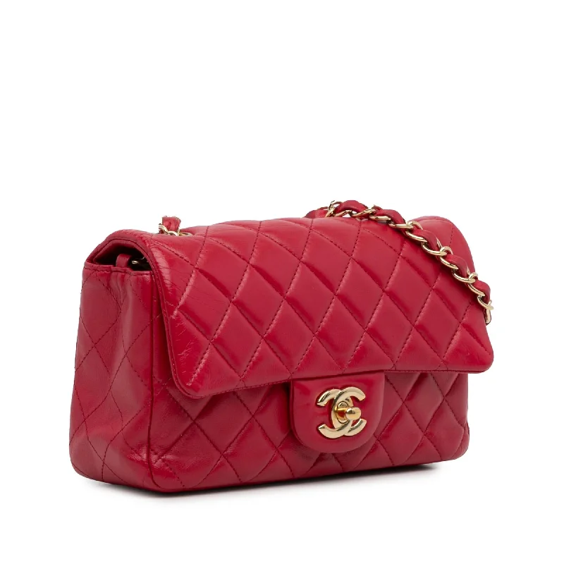 Chanel Mini Classic Lambskin Rectangular Single Flap (6kkXVi)