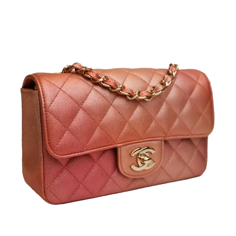 Chanel Mini Classic Lambskin Rectangular Single Flap (ekr4fa)