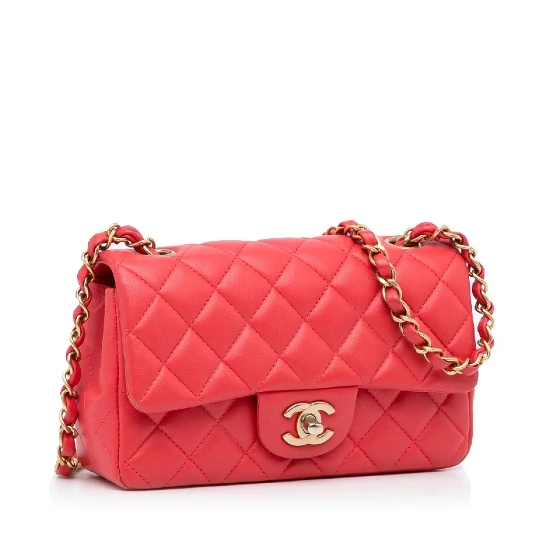 Chanel Mini Classic Lambskin Rectangular Single Flap (ShijLx)