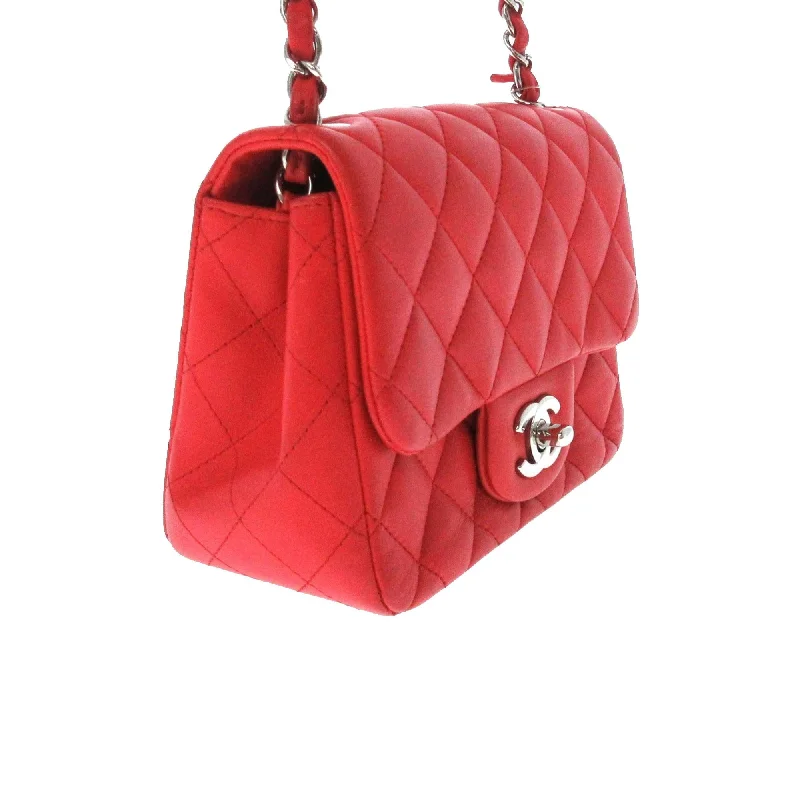 Chanel Mini Classic Lambskin Square Single Flap (bY710T)