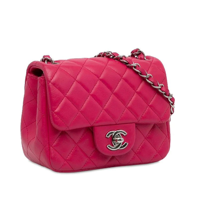 Chanel Mini Classic Lambskin Square Single Flap (w1g0FJ)