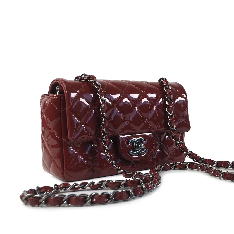 Chanel Mini Classic Patent Rectangular Single Flap (PHzGTi)