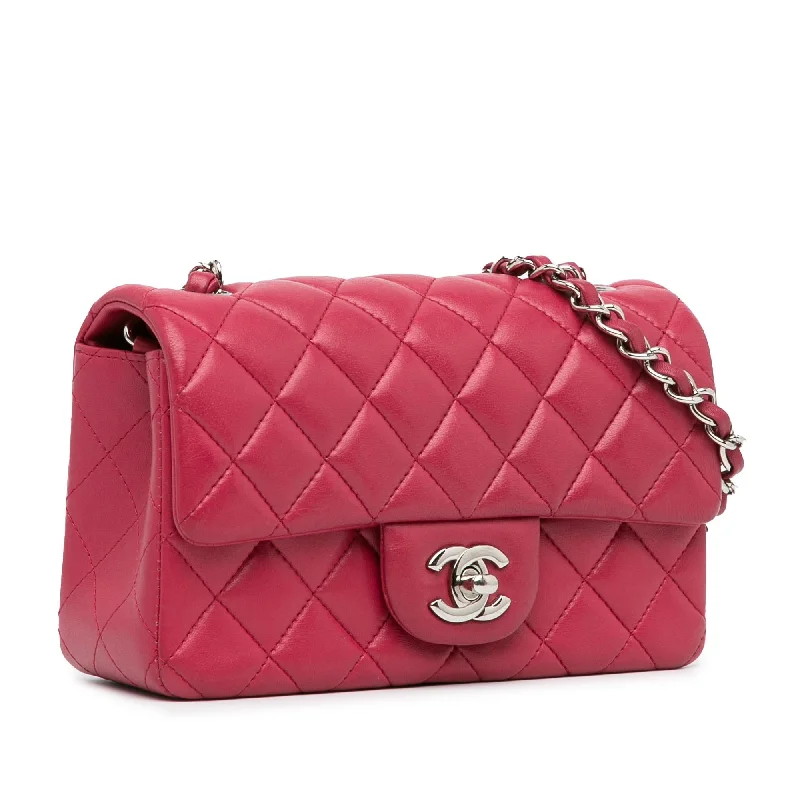 Chanel Mini Rectangular Classic Lambskin Single Flap (f674v3)