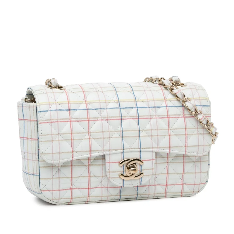 Chanel Mini Rectangular Classic Printed Calfskin Single Flap (7Swy1g)